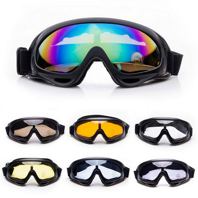 Zimné vetruodolné lyžiarske okuliare pre dospelých, outdoorové športy, okuliare CS X400, taktické okuliare, prachotesné, proti zahmlievaniu, motocyklové cyklistické okuliare