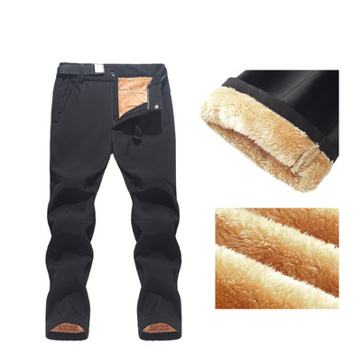 Pantaloni de schi 6XL de mărime Plus pentru bărbați, impermeabili, impermeabili pentru zăpadă, pantaloni de iarnă, pantaloni de schi snowboard, pantaloni de drumeție de înaltă calitate în aer liber
