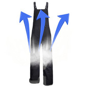 Salopete de iarnă Pantaloni de schi Ripstop Pantaloni confortabili de schi pentru zăpadă Salopete termice multifuncționale rezistente la uzură pentru schi