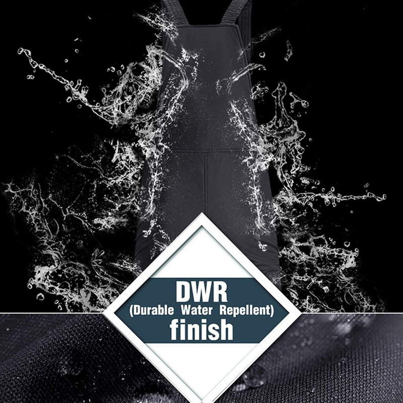 Salopete de iarnă Pantaloni de schi Ripstop Pantaloni confortabili de schi pentru zăpadă Salopete termice multifuncționale rezistente la uzură pentru schi