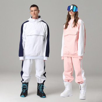 Зимни мъжки спортни костюми Sono Комплекти за ски облекло на открито Водоустойчиви сноуборд женски снежен костюм Яке Панталони Анцузи за моторни шейни