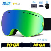Skijaške naočale za motorne sanke Dvostruki slojevi UV400 protiv magljenja Velike skijaške naočale Skijaške naočale za snijeg Muške žene Snowboard naočale