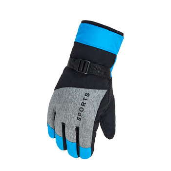 -30 градуса водоустойчиви термични ски ръкавици за мъже, жени ветроустойчиви сноуборд спортни ръкавици Handwear Guantes Para Nieve Ски ръкавица