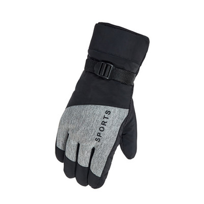 -Mănuși termice de schi impermeabile la 30 de grade pentru bărbați, femei, mănuși sport rezistente la vânt pentru snowboard, articole de mână Guantes Para Nieve, mănuși de schi