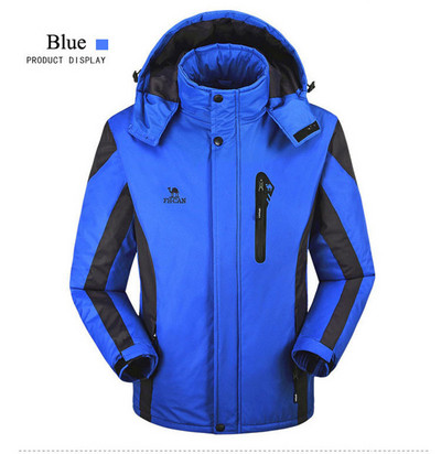 Slidinėjimo kostiumas vyrams Slidinėjimo ir snieglenčių sporto rinkiniai Itin šilti, vandeniui atsparūs, vėjui nepralaidūs snieglentės vilnos striukė + kelnės žieminiai sniego kostiumai vyrams