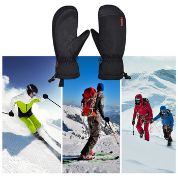 Зимни ръкавици за ски Топли ръкавици Ветроустойчиви Водоустойчиви ръкавици за сняг Ръкавици за колоездене на открито Ски Бягане