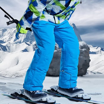 Χειμερινό παντελόνι για κορίτσια για σκι Αντιανεμικό παντελόνι Παιδικό αδιάβροχο θερμικό παντελόνι snowboard Παιδικό παντελόνι για αγόρια για σκι