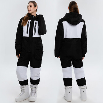 Γυναικείες φόρμες θερμικής σνόουμπορντ Αδιάβροχες One Piece Snowsuits Γυναικείες φόρμες για σκι Γυναικεία φόρμες για σκι Γυναικεία ρούχα