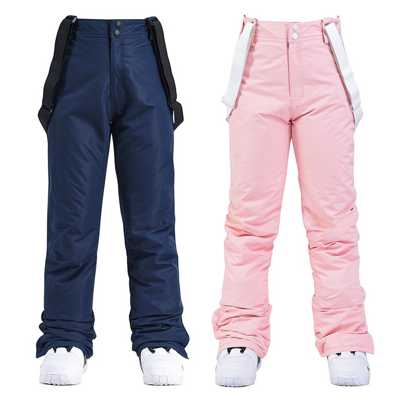 -30 stupňové vonkajšie snehové nohavice, dámske nohavice s elastickým pásom, zimné korčuliarske nohavice, lyžiarske outdoorové lyžiarske nohavice pre mužov