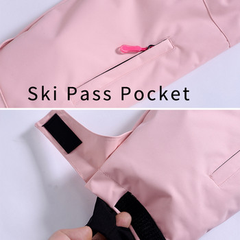 Προθέρμανση Γυναικεία Ολόσωμη Στολή Σκι με κουκούλα Γυναικεία Snowsuit Snowboard Insulated Γυναικεία φόρμα για σκι Θερμικές φόρμες Ρούχα