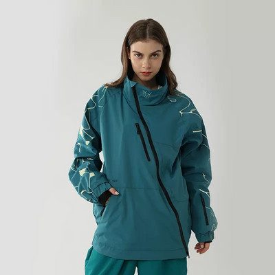 2022 Outdoorová pánska snowboardová bunda, zimná športová lyžiarska dámska horská vyhrievaná kapucňa, pánske oblečenie, vetruodolná teplá dámska snehová bunda