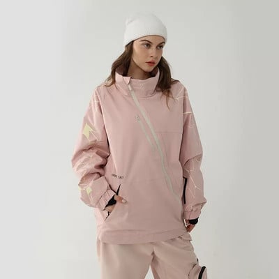 2022 Outdoorová pánska snowboardová bunda, zimná športová lyžiarska dámska horská vyhrievaná kapucňa, pánske oblečenie, vetruodolná teplá dámska snehová bunda