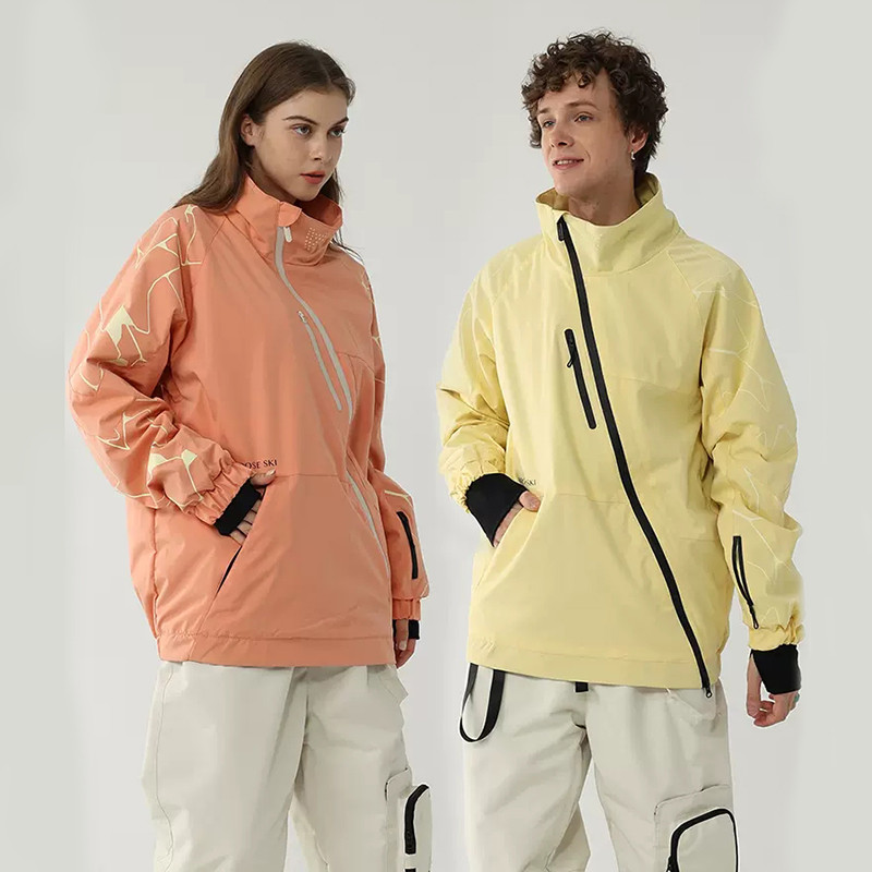 2022 Outdoorová pánska snowboardová bunda, zimná športová lyžiarska dámska horská vyhrievaná kapucňa, pánske oblečenie, vetruodolná teplá dámska snehová bunda