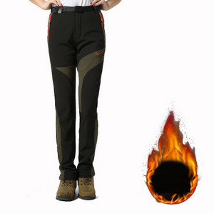 Pánske dámske snowboardové nohavice, vonkajšie nepremokavé softshellové vnútorné flísové turistické poľovnícke nohavice, zimné snehové lyžiarske nohavice