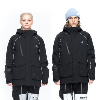 Zimné lyžiarske bundy s kapucňou, dámske a pánske teplé snehové športy, horské dámske kabáty, snowboardové vrchné oblečenie, vetruodolné pánske teplákové súpravy