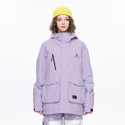 Zimné lyžiarske bundy s kapucňou, dámske a pánske teplé snehové športy, horské dámske kabáty, snowboardové vrchné oblečenie, vetruodolné pánske teplákové súpravy