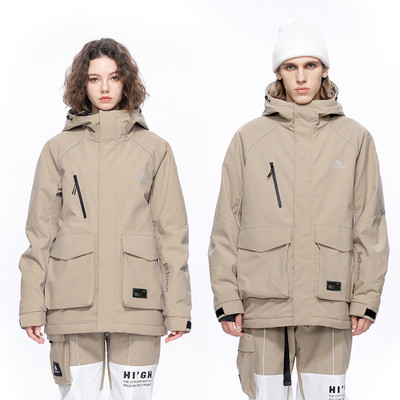 Zimné lyžiarske bundy s kapucňou, dámske a pánske teplé snehové športy, horské dámske kabáty, snowboardové vrchné oblečenie, vetruodolné pánske teplákové súpravy