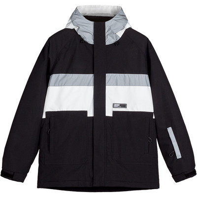 Zimná športová snehová bunda pre mužov, outdoorová teplá lyžiarska bunda pre ženy, reflexná s kapucňou, snowboardová dámska vrchná bielizeň, vetruodolná tepláková súprava