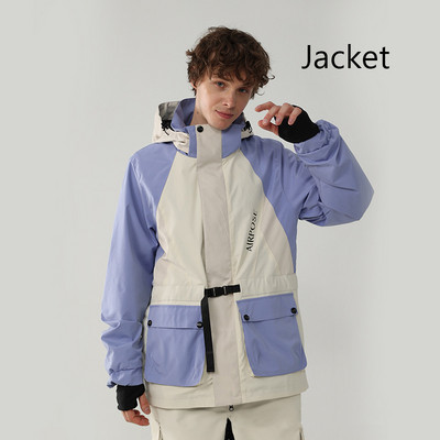 Nová top lyžiarska bunda pre ženy, lyžiarsky oblek, zahustená pánska outdoorová športová snowboardová bunda, teplá zimná obuv, voľné, vetruodolné, nepremokavé