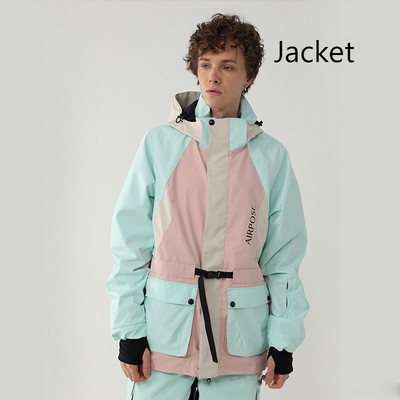 Nová top lyžiarska bunda pre ženy, lyžiarsky oblek, zahustená pánska outdoorová športová snowboardová bunda, teplá zimná obuv, voľné, vetruodolné, nepremokavé