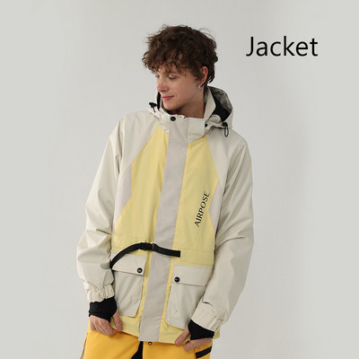 Nová top lyžiarska bunda pre ženy, lyžiarsky oblek, zahustená pánska outdoorová športová snowboardová bunda, teplá zimná obuv, voľné, vetruodolné, nepremokavé