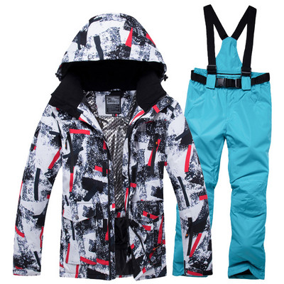 2022 Zimný horský dámsky lyžiarsky overal, outdoorový športový snowboardový mužský snežný overal, nepremokavé pánske oblečenie, sady, bunda, nohavice, dámske oblečenie