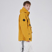 2022 Horská lyžiarska bunda s kapucňou, dámska zimná športová pánska snehová outdoorová bunda, teplá pánska snowboardová vetruodolná nepremokavá vrchná bunda