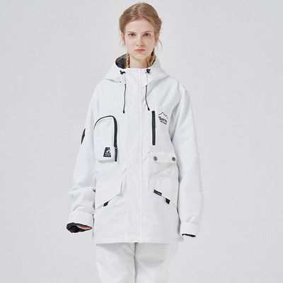 2022 Horská lyžiarska bunda s kapucňou, dámska zimná športová pánska snehová outdoorová bunda, teplá pánska snowboardová vetruodolná nepremokavá vrchná bunda