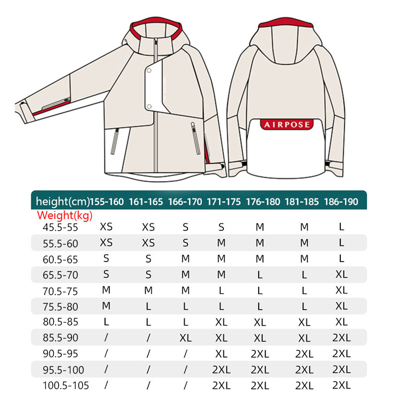 Zimná nová lyžiarska bunda, outdoorové turistické bundy, pánska snowboardová bunda, vetruodolná nepremokavá lyžiarska bunda, dámska kapucňa, voľná teplá bunda