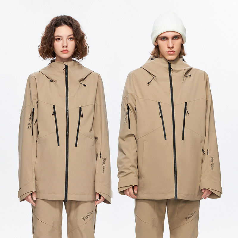 Zimná lyžiarska bunda pre mužov, lyžovanie, zahustená teplá dámska outdoorová snowboardová bunda, vetruodolná, nepremokavá, s kapucňou, voľná zimná bunda