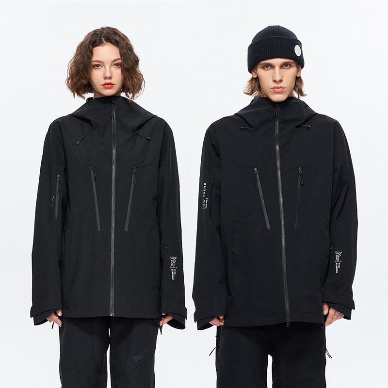 Zimná lyžiarska bunda pre mužov, lyžovanie, zahustená teplá dámska outdoorová snowboardová bunda, vetruodolná, nepremokavá, s kapucňou, voľná zimná bunda