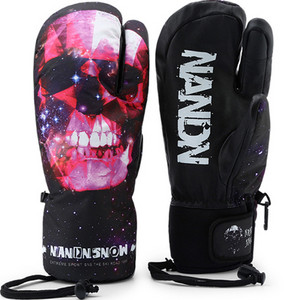 Pánske/dámske lyžiarske rukavice z pravej kože, palčiaky, nepremokavé, dotykové, snowboardové rukavice, zimné teplé flísové rukavice na snežný skúter a motocykel