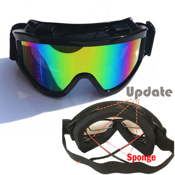Актуализиране на ски очила UV400 Ветроустойчиви Прахоустойчиви Сняг може Вградени лещи за късогледство Спойк Ски очила