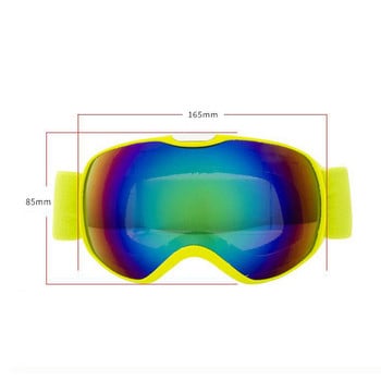 Ски очила Детски ски очила Зимни очила Детски очила за сноуборд Очила UV400 защита Двойна ски маска против замъгляване