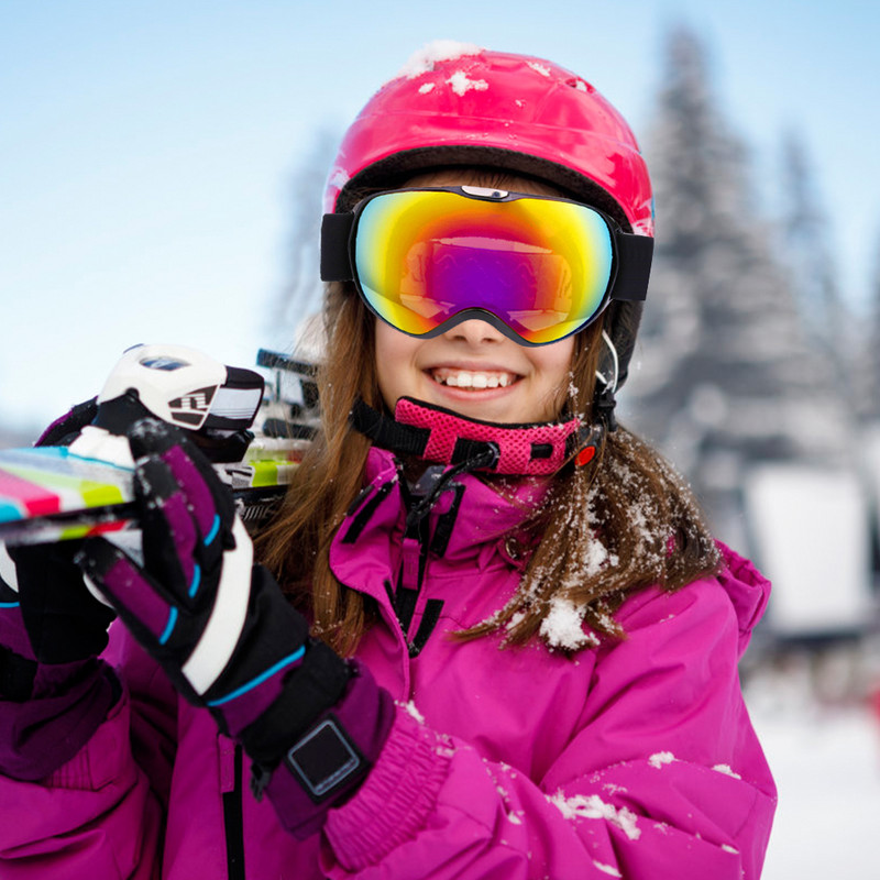 Skijaške naočale Dječje skijaške naočale Zimske naočale Dječje naočale za snowboard Naočale UV400 zaštita Dvostruka skijaška maska protiv magljenja