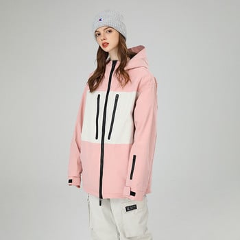 Νέα μπουφάν σκι Γυναικεία σπορ για εξωτερικούς χώρους Μπουφάν Snowboard Ζεστές στολές σκι που αναπνέουν αντιανεμικό αδιάβροχο χειμωνιάτικο παλτό