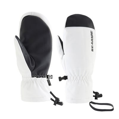 Fleece Ζεστά γάντια για γυναίκες Χειμερινά θερμαινόμενα γάντια για χιόνι Γάντια σνόουμπορντ εξωτερικού χώρου Γυναικείο γάντι Waterpoof αθλητικός άντρας Ρούχα βουνού