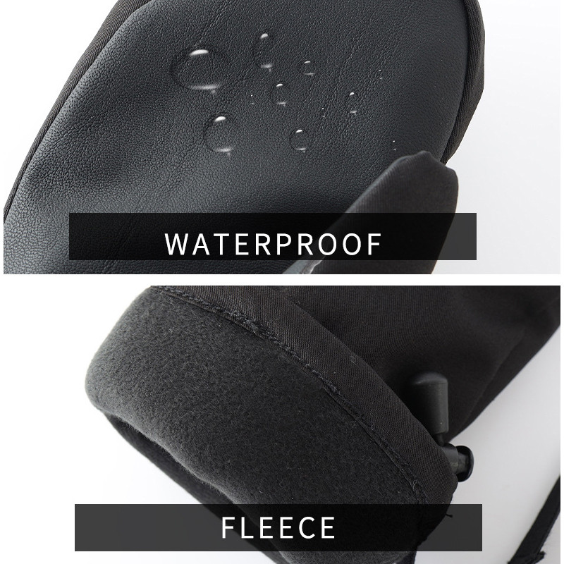 Fleece Ζεστά γάντια για γυναίκες Χειμερινά θερμαινόμενα γάντια για χιόνι Γάντια σνόουμπορντ εξωτερικού χώρου Γυναικείο γάντι Waterpoof αθλητικός άντρας Ρούχα βουνού