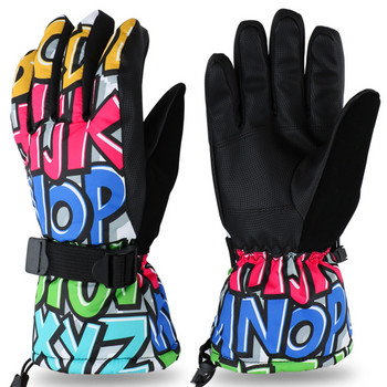 2022 Мъжки ски ръкавици Памучен полар Топли дамски термични ръкавици Водоустойчиви спортни сноуборд ръкавици Зимни студени мотоциклетни ръкавици