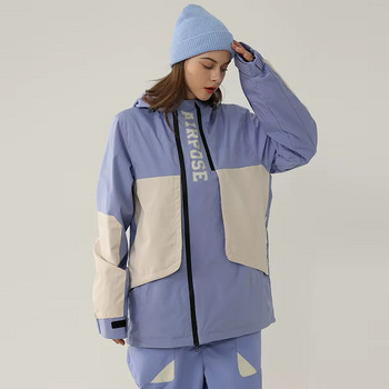 Νέο ανδρικό μπουφάν σκι 2022 Παχύ γυναικείο αθλητικό μπουφάν για σνόουμπορντ Ζεστό αντιανεμικό αδιάβροχο χειμερινά ρούχα
