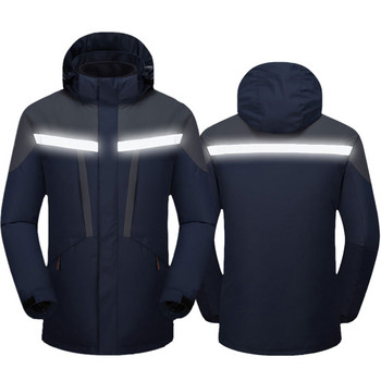 Ανδρική στολή του σκι Επωνυμίες Χειμερινό αντιανεμικό αδιάβροχο θερμικό μπουφάν και παντελόνι με οθόνη αφής για σκι Γάντια ανδρικά μπουφάν για Snowboard