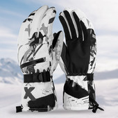 X-TIGER Skijaške rukavice Zimske tople skijaške rukavice Muške ženske Snowboard sportske rukavice na snijegu Neklizajuće vodootporne zimske rukavice s zaslonom osjetljivim na dodir