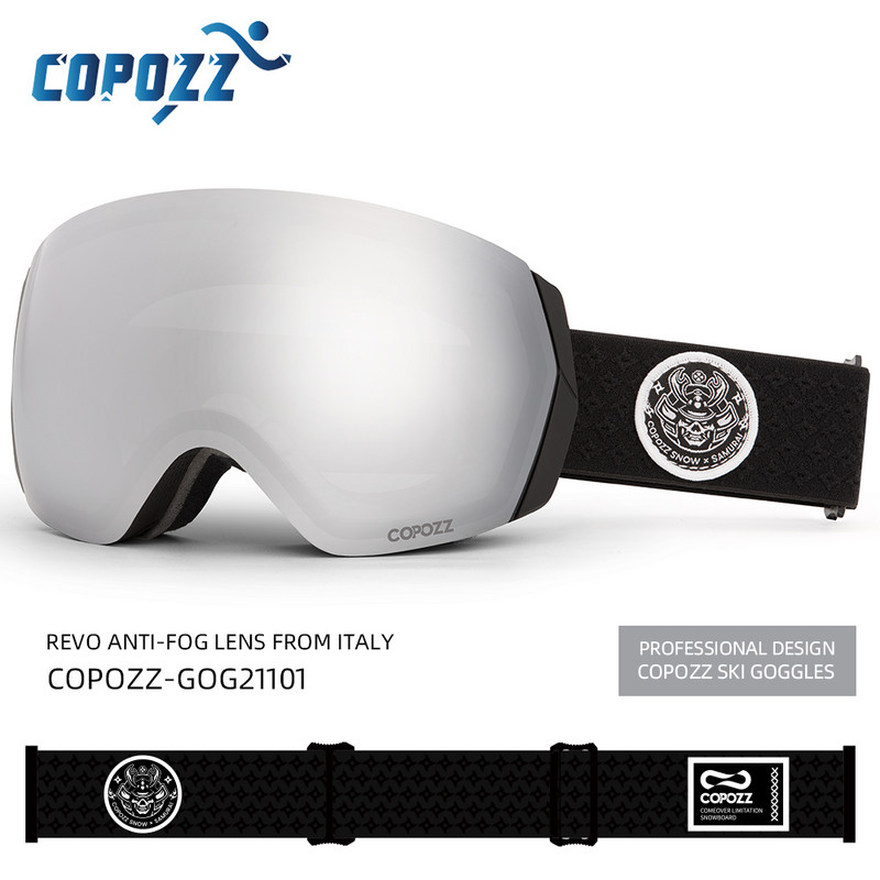 COPOZZ Brand Profesionalne skijaške naočale Dvoslojne protiv magljenja UV400 Muškarci Žene Zimske naočale za motorne sanke Sportske naočale za snowboard