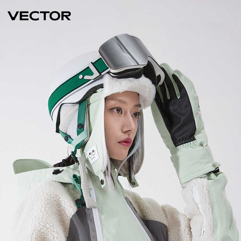 VECTOR Magnetne skijaške naočale s brzim izmjenjivim lećama i kompletom futrole 100% UV400 zaštita protiv magljenja Naočale za snowboard za muškarce i žene