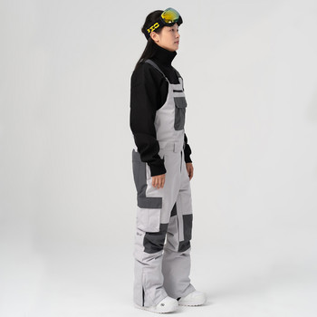 Νέο Macaron Color Snowboarding παντελόνι για σκι αντιανεμικό αδιάβροχο μονοκόμματο συνονθύλευμα σκι Ανδρικές Γυναικείες αθλητικές σαλιάρες εξωτερικού χώρου