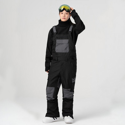 Nove skijaške hlače Macaron boje otporne na vjetar vodootporne jednodijelne patchwork skijaške hlače muškarci žene sportske hlače na otvorenom