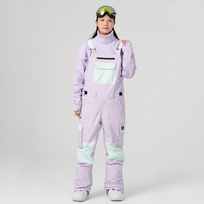 Nove skijaške hlače Macaron boje otporne na vjetar vodootporne jednodijelne patchwork skijaške hlače muškarci žene sportske hlače na otvorenom
