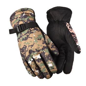 Tactical Military Men Winter Warm Gloves Αντιολισθητικά Αδιάβροχα Θερμαινόμενα Γάντια Υπαίθριου Κυνηγιού Πεζοπορία Ψάρεμα για σκι Γάντια για το χιόνι