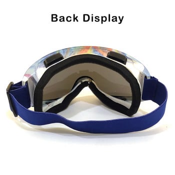 Ски очила против замъгляване Ветроустойчиви Спортни на открито Ски очила за мотоциклети Сноуборд Анти-UV Off Road Слънчеви очила за катерене Ски