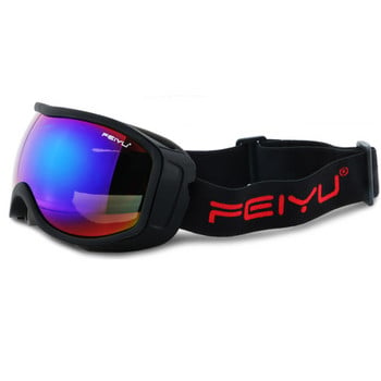 Ски очила за сноуборд за възрастни против замъгляване UV400 Ски Моторни шейни Слънчеви очила с покритие Мотокрос извън пътя Очила Маска за каска мъже жени